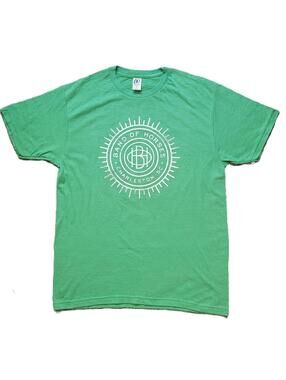 Band of Horses Charleston SC Men's Medium T-Shirt Green Graphic Tee - NEW